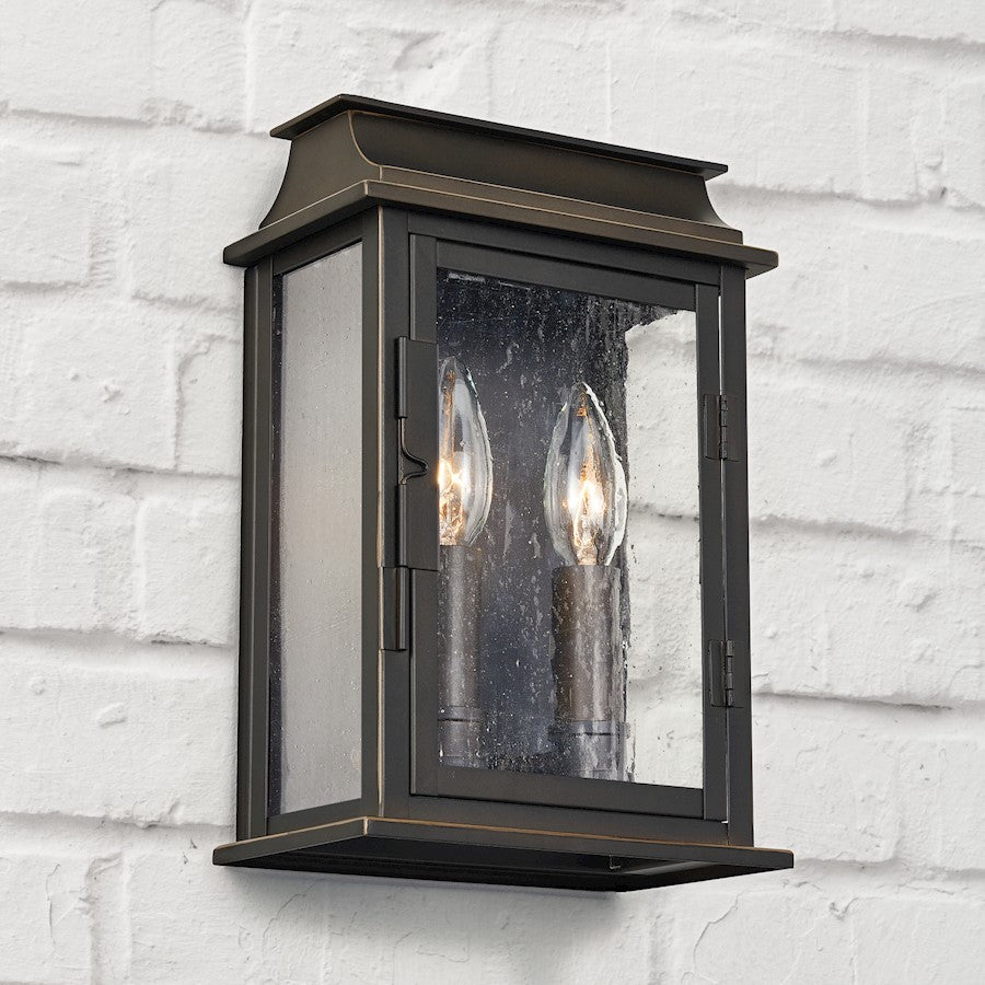 2 Light Small Outdoor Wall Sconce