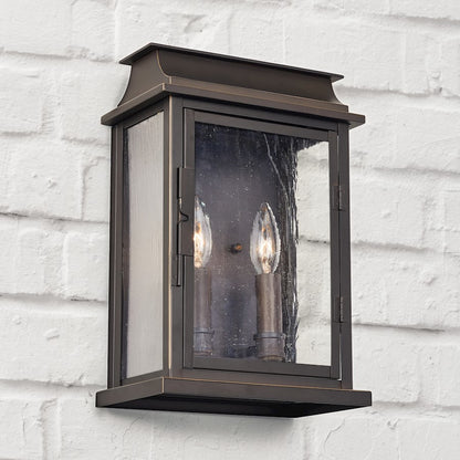 2 Light Large Outdoor Wall Sconce