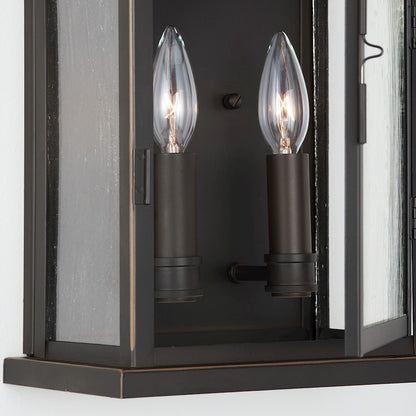 2 Light Large Outdoor Wall Sconce