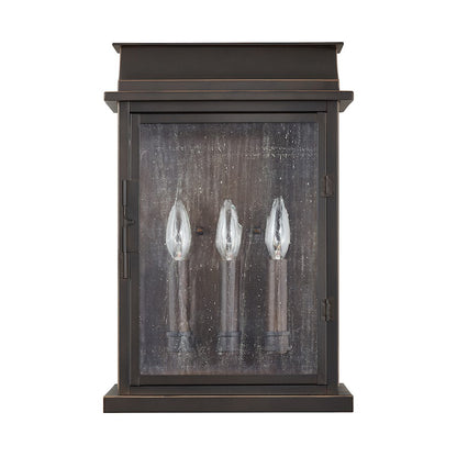 3 Light Outdoor Wall Sconce
