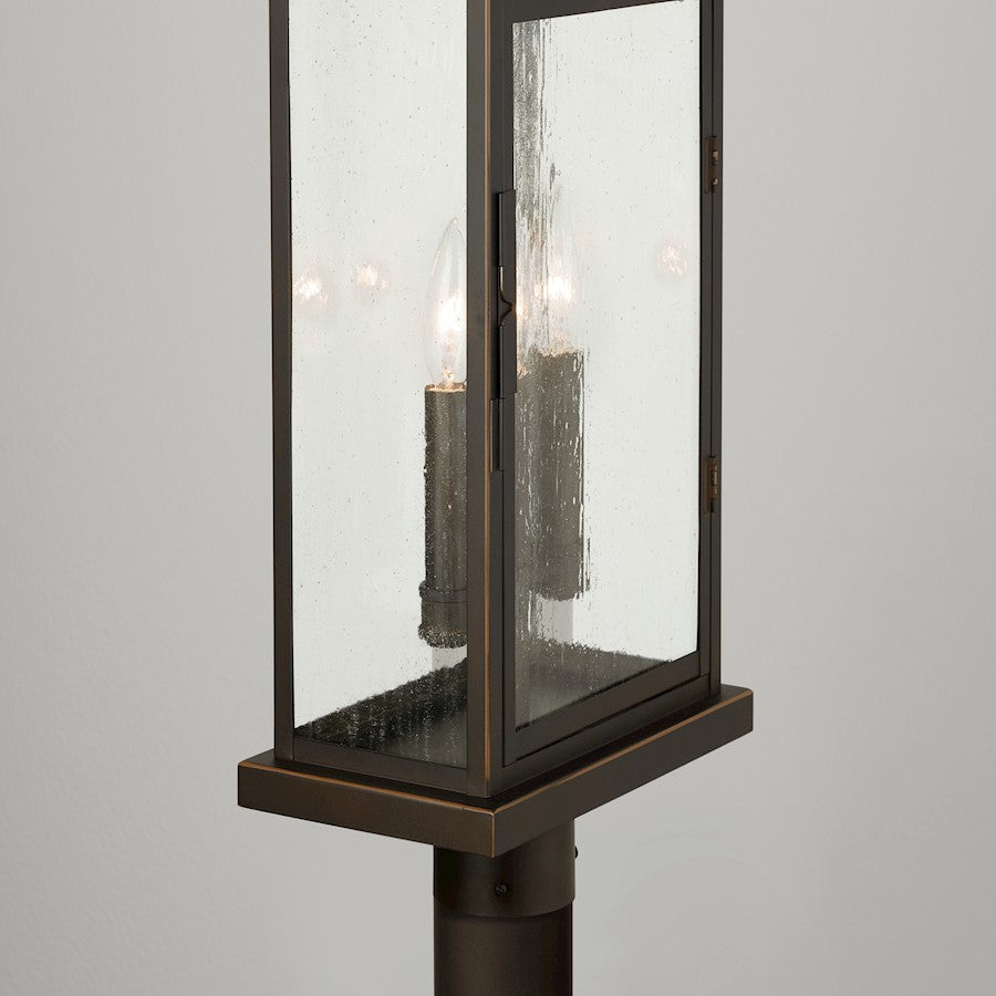 Capital Lighting BoLighton 3-Light Outdoor Post Mount, Bronze/Antiqued