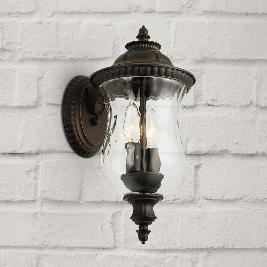 2 Light Small Outdoor Wall Sconce