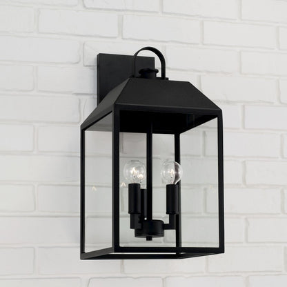 3 Light 19" Outdoor Wall Lantern