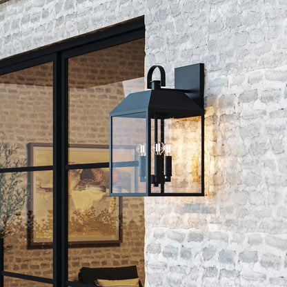 3 Light 19" Outdoor Wall Lantern