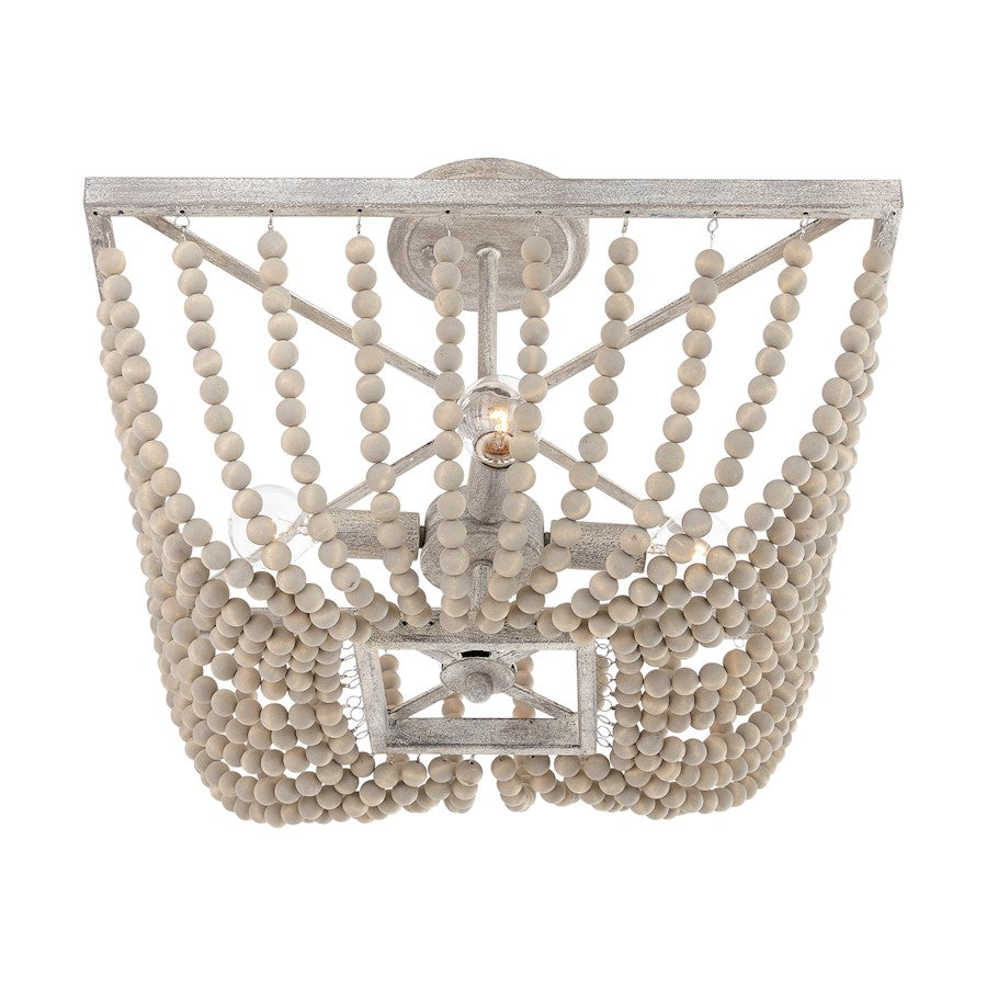 Austin Allen & Co. 4-Light Semi-Flush, Mystic Sand -