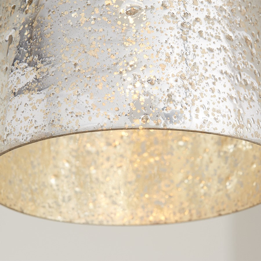 1 Light Pendant, Patinaed Brass