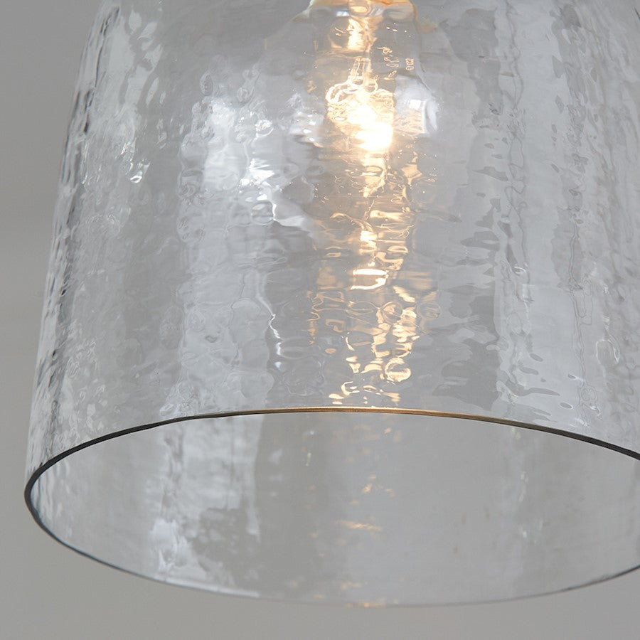 1 Light Pendant, Patinaed Brass