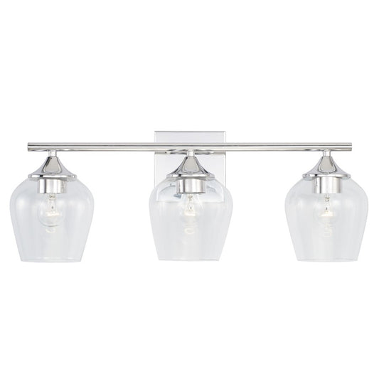 3-Light 8" Bathroom Vanity Light