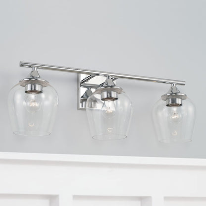 3-Light 8" Bathroom Vanity Light