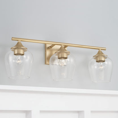 3-Light 8" Bathroom Vanity Light