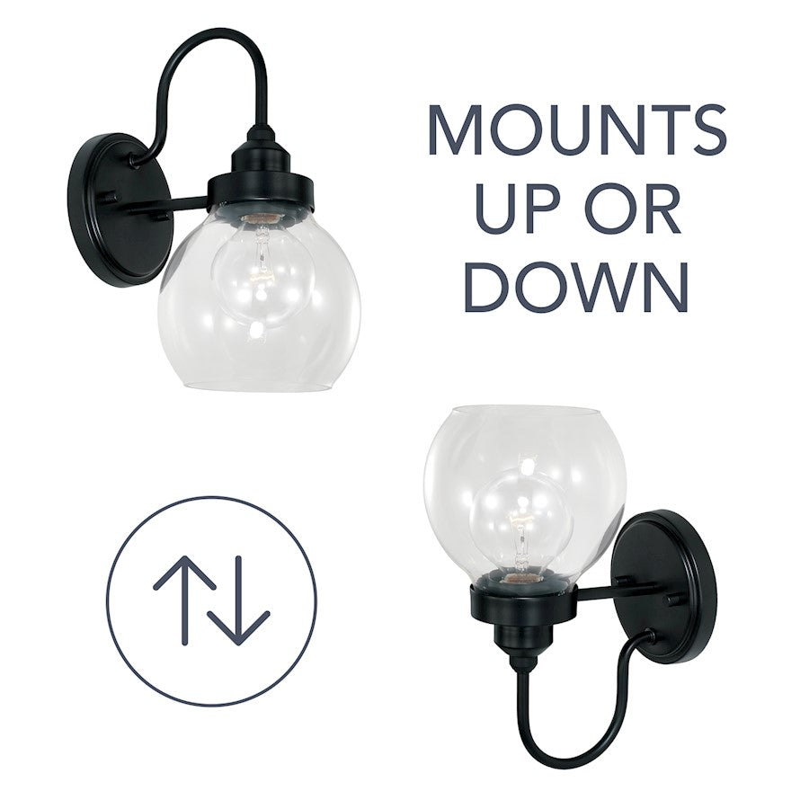 1 Light 11" Wall Sconce