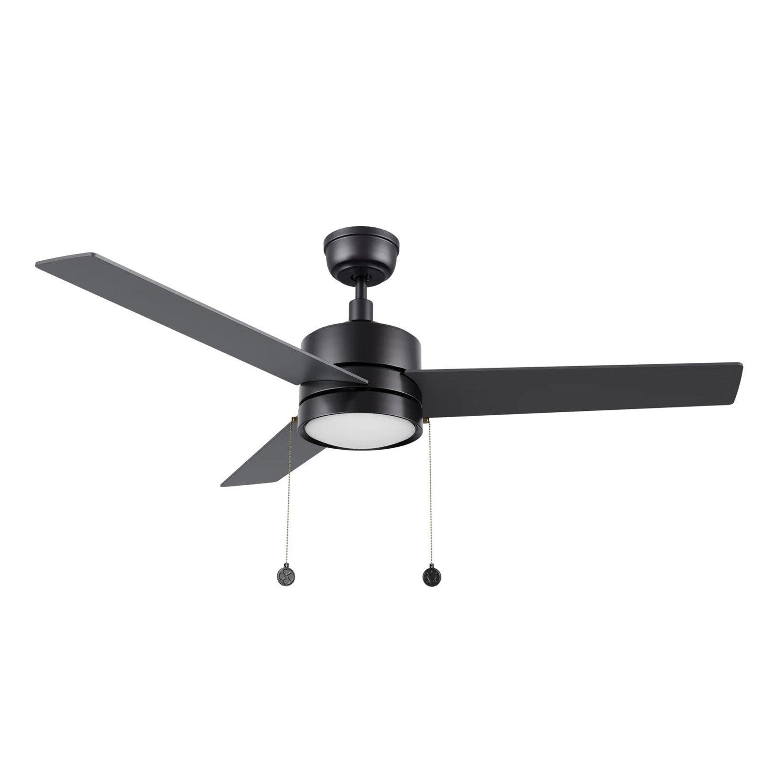 Carro Ascott 52in 3-Blade Ceiling Fan | Modern Black Plywood Blades and Integrated 3500K LED | Living Room & Bedroom | 52 x 52 x | Model CFP523E5-L12-B2-1