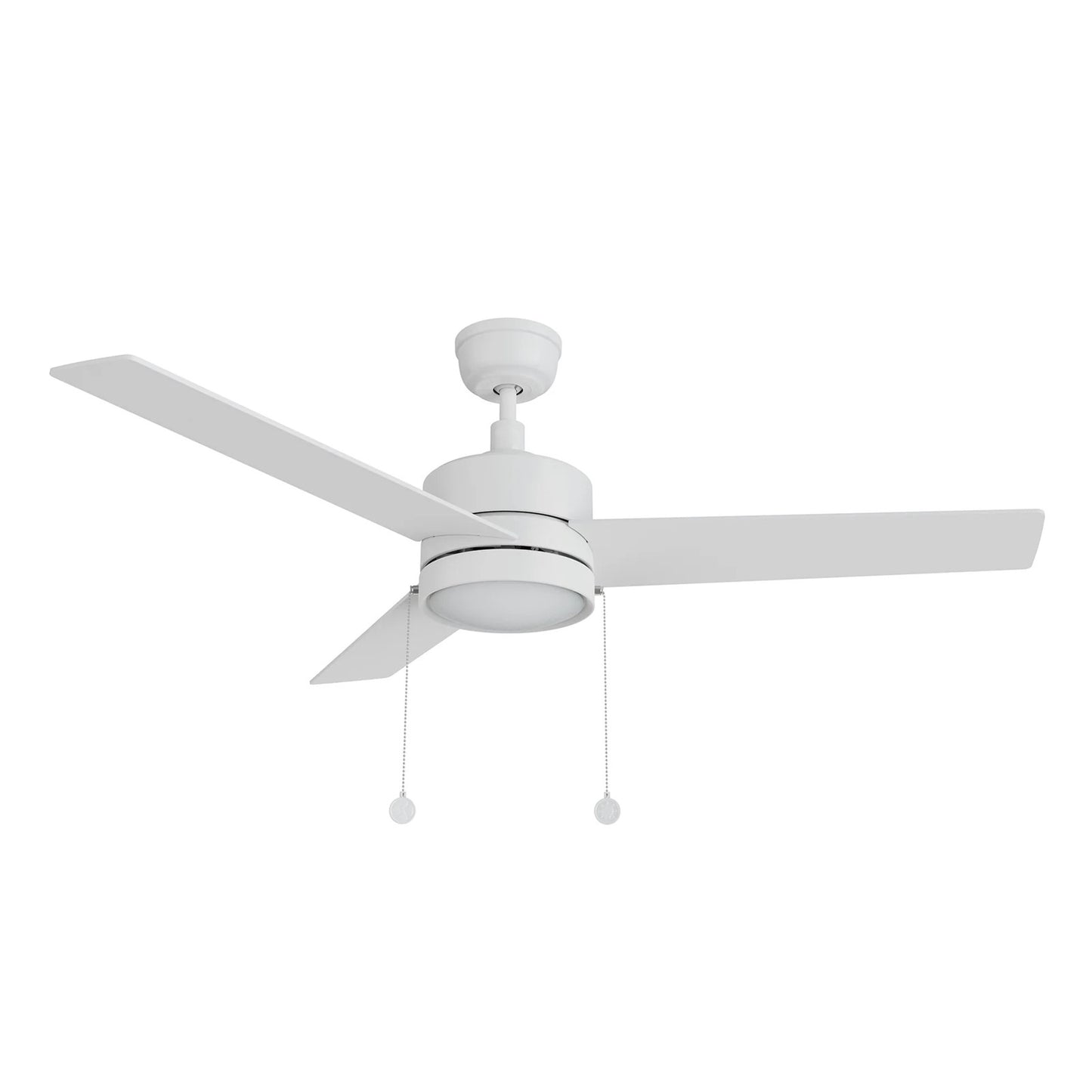 Carro Ascott 52in 3-Blade Ceiling Fan | White Plywood Blades | Living Room & Bedroom | 52 x 52 x 15 in | Model CFP523E5-L12-W1-1