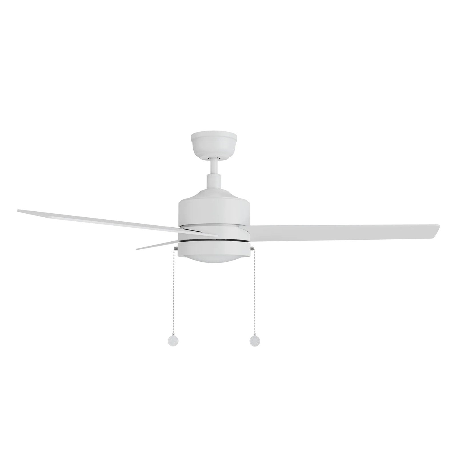Carro Ascott 52in 3-Blade Ceiling Fan | White Plywood Blades | Living Room & Bedroom | 52 x 52 x 15 in | Model CFP523E5-L12-W1-1