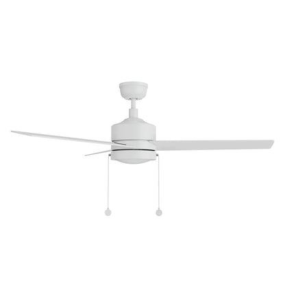 Carro Ascott 52in 3-Blade Ceiling Fan | White Plywood Blades | Living Room & Bedroom | 52 x 52 x 15 in | Model CFP523E5-L12-W1-1