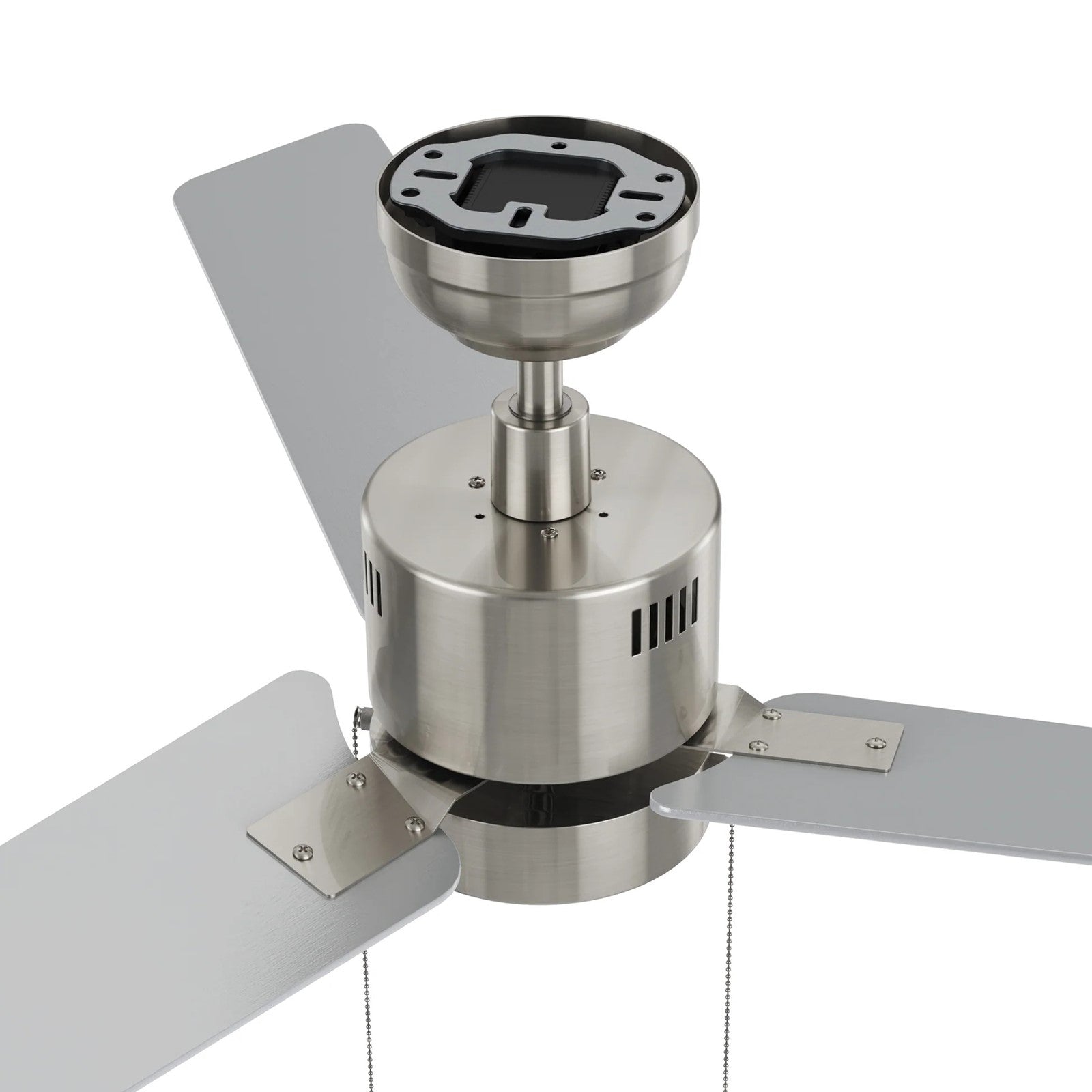 Carro Apex 52in 3-Blade Ceiling Fan | Modern Brushed Nickel Plywood and Integrated LED | Living Room & Bedroom | 14.2 x 52 x 52 | Model CFP523E5-L21-SJ-1