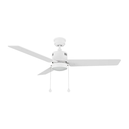 Carro Apex 52in 3-Blade Ceiling Fan | Modern White Plywood and Integrated LED | Living Room & Bedroom | 14.2 x 52 x 52 in | Model CFP523E5-L21-W1-1