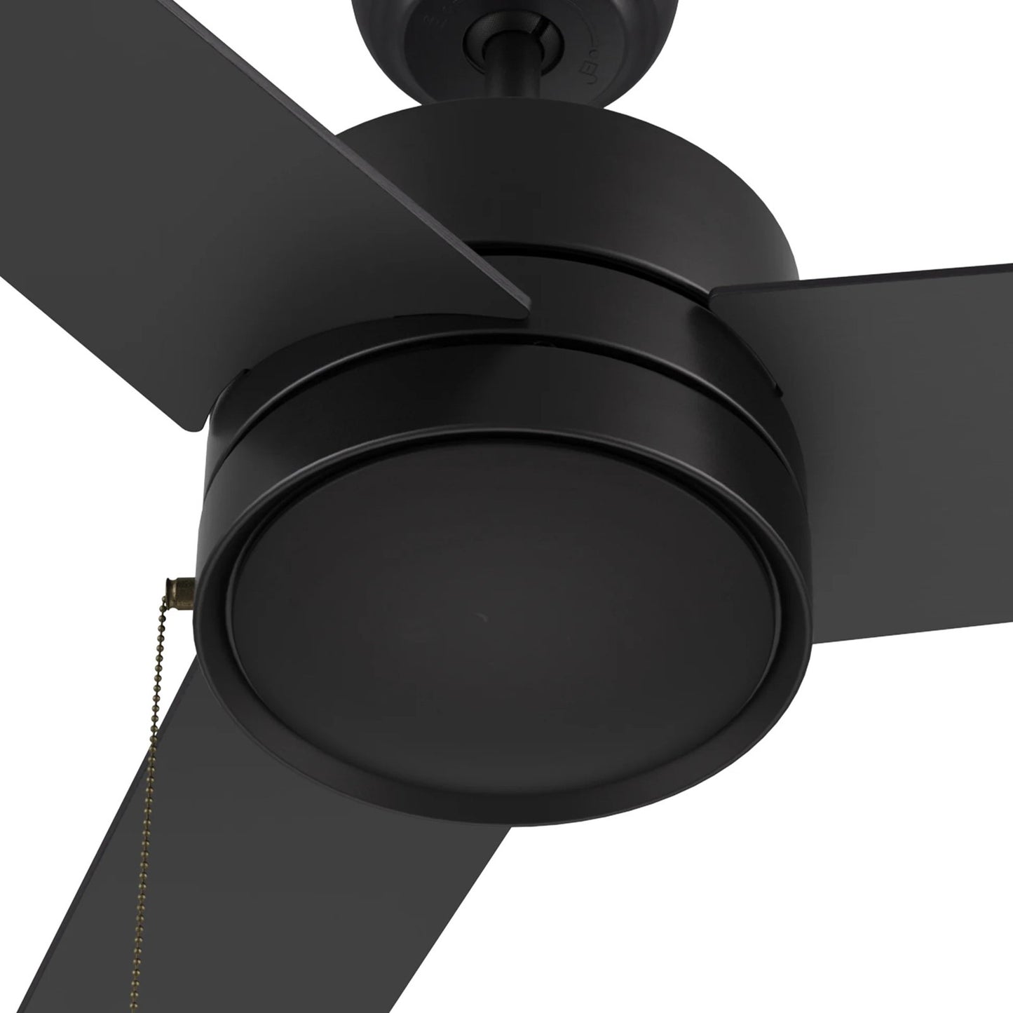 Carro Ascott 52in 3-Blade Ceiling Fan | Modern Black Plywood and Pull Chain Control | Living Room & Bedroom | 15.1 x 52 x 52 in | Model CFP523E5-N10-B2-1