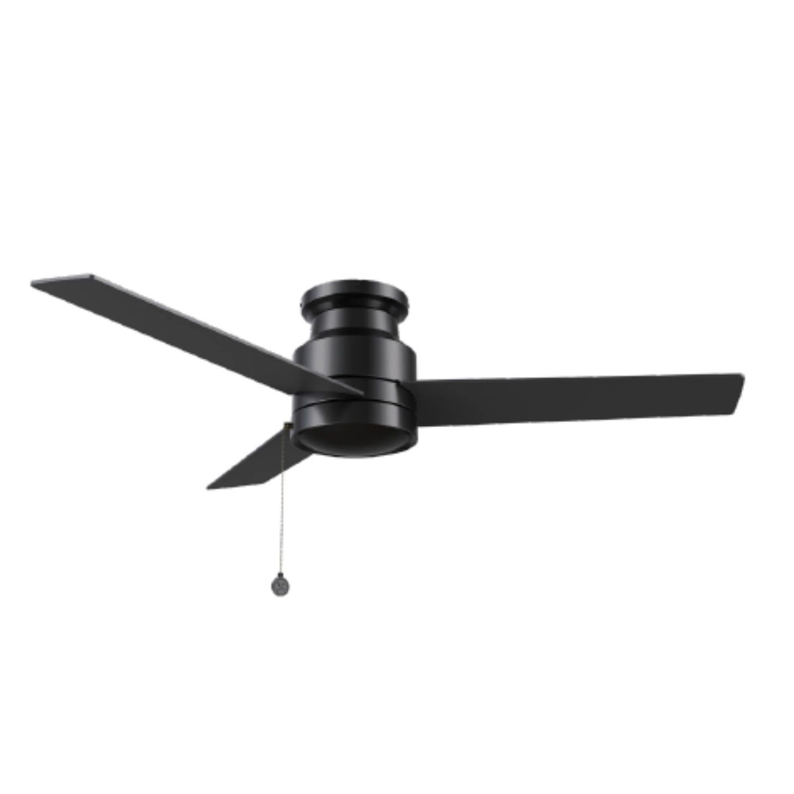 Carro Ascott 52in 3-Blade Flush Mount Ceiling Fan | Modern Black Plywood Blades | Indoor Living Room & Bedroom | 52 x 52 x 11 | Model CFP523E5-N10-B2-1-FM