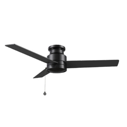 Carro Ascott 52in 3-Blade Flush Mount Ceiling Fan | Modern Black Plywood Blades | Indoor Living Room & Bedroom | 52 x 52 x 11 | Model CFP523E5-N10-B2-1-FM