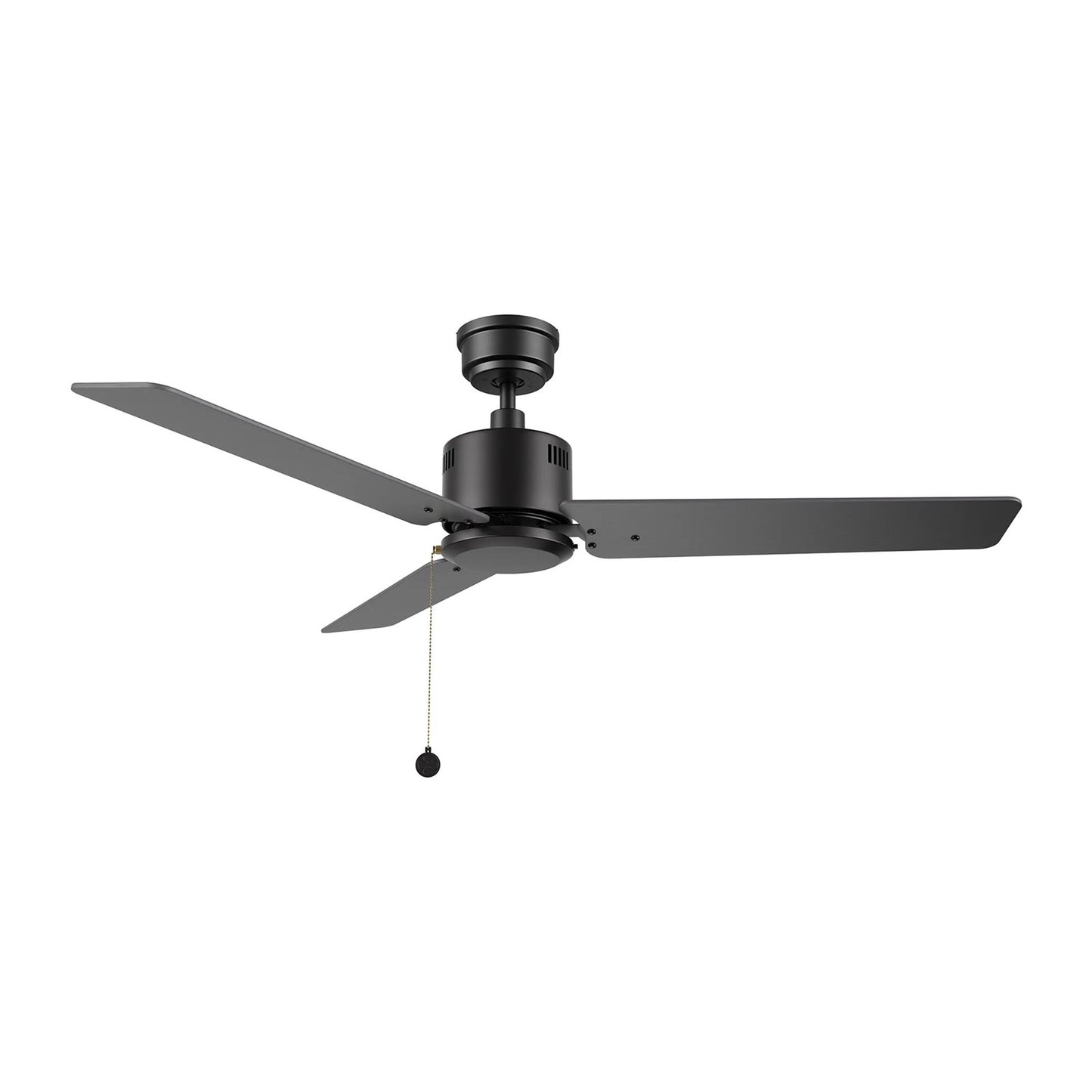 Carro Apex 52in 3-Blade Ceiling Fan | Black Plywood Blades and Black Finish | Living Room & Bedroom | 52 x 52 x 12.7 in | Model CFP523E5-N20-B2-1