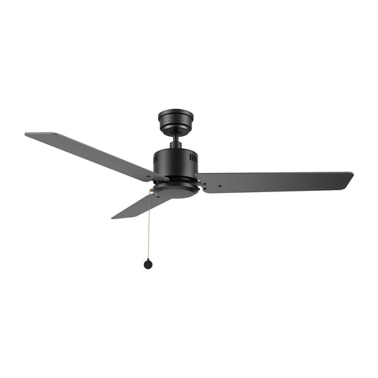 Carro Apex 52in 3-Blade Ceiling Fan | Black Plywood Blades and Black Finish | Living Room & Bedroom | 52 x 52 x 12.7 in | Model CFP523E5-N20-B2-1