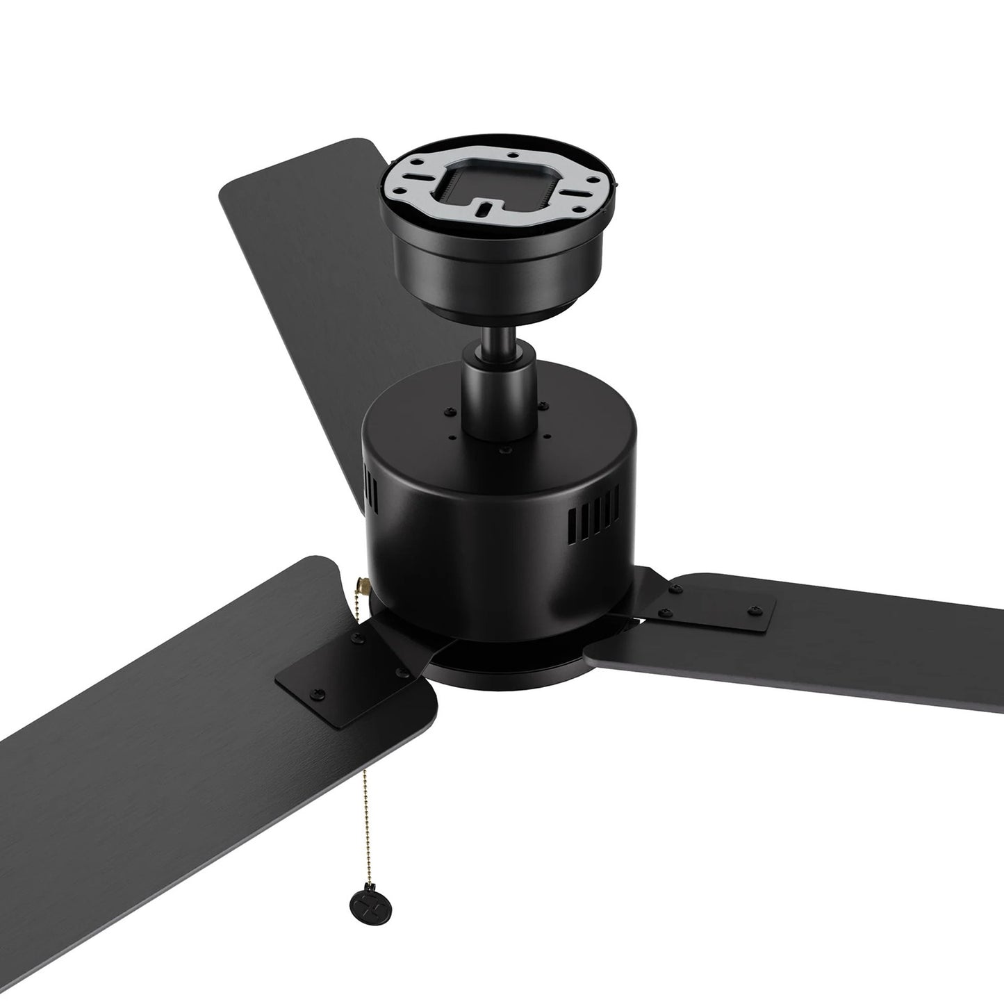 Carro Apex 52in 3-Blade Ceiling Fan | Black Plywood Blades and Black Finish | Living Room & Bedroom | 52 x 52 x 12.7 in | Model CFP523E5-N20-B2-1