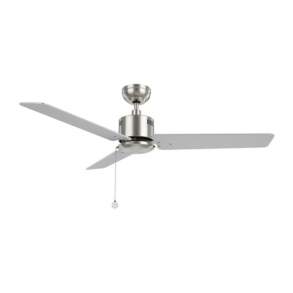 Carro Apex 52in 3-Blade Ceiling Fan | Brushed Nickel Plywood Blades and Brushed Nickel Finish | Living Room & Bedroom | 52 x 52 | Model CFP523E5-N20-SJ-1