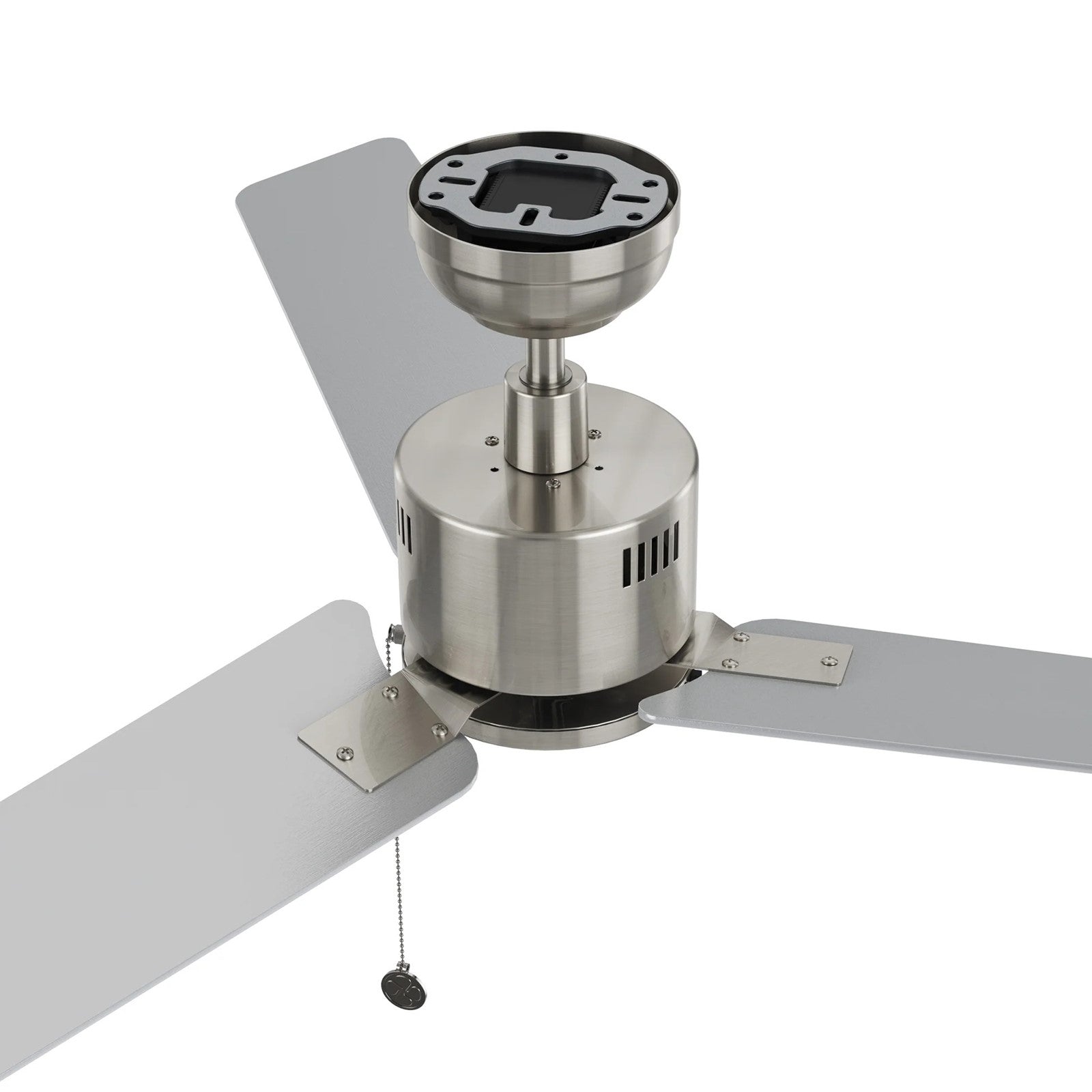 Carro Apex 52in 3-Blade Ceiling Fan | Brushed Nickel Plywood Blades and Brushed Nickel Finish | Living Room & Bedroom | 52 x 52 | Model CFP523E5-N20-SJ-1