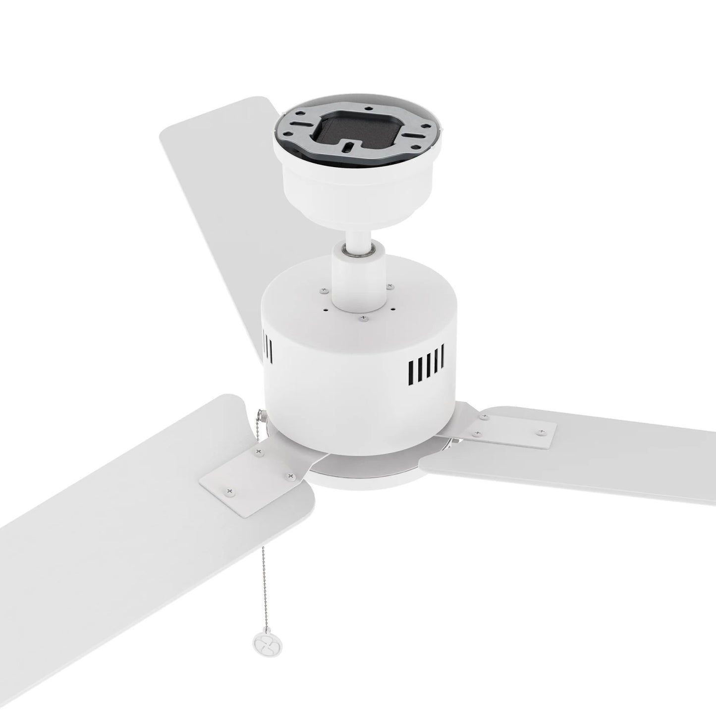 Carro Apex 52in 3-Blade Ceiling Fan | White Plywood Blades and White Finish | Living Room & Bedroom | 52 x 52 x 12.7 in | Model CFP523E5-N20-W1-1