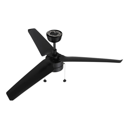 Carro Rexton 52in Ceiling Fan | Black ABS Blades and Integrated LED Light | Living Room & Bedroom | 52 x 52 x 15.6 in | Model CFP523N-L11-B2-1