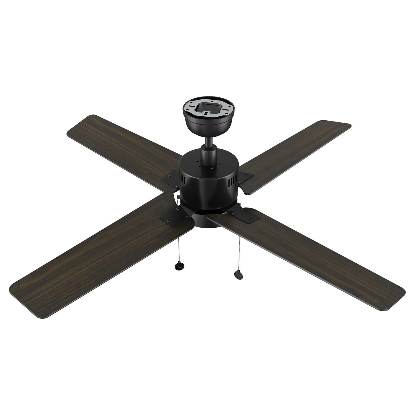 Carro Apex 52in 4-Blade Ceiling Fan | Black Plywood Blades and Integrated LED | Living Room & Bedroom | 52 x 52 x 14.2 in | Model CFP524E5-L22-B2-1