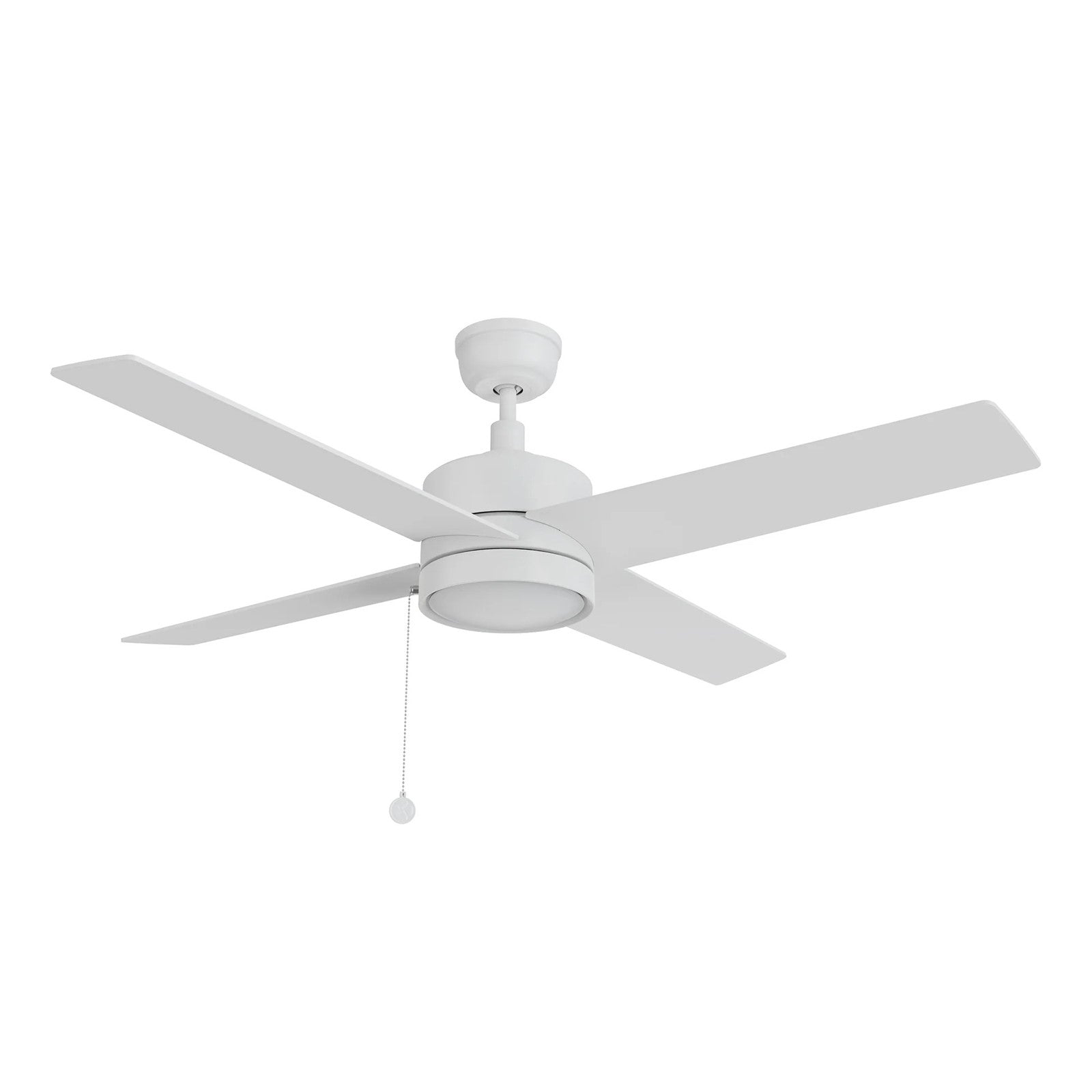 Carro Ascott 52in 4-Blade Ceiling Fan | White Finish and Plywood Blades | Living Room & Bedroom | 52 x 52 x 15.1 in | Model CFP524E5-N10-W1-1