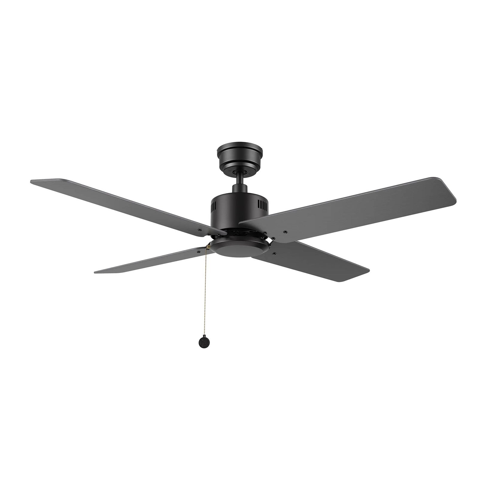 Carro Apex 52in 4-Blade Ceiling Fan | Modern Black Finish and Plywood Blades | Living Room & Bedroom | 52 x 52 x 12.7 in | Model CFP524E5-N20-B2-1