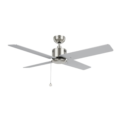 Carro Apex 52in 4-Blade Ceiling Fan | Modern Brushed Nickel Finish and Plywood Blades | Living Room & Bedroom | 52 x 52 x 12.7 in | Model CFP524E5-N20-SJ-1