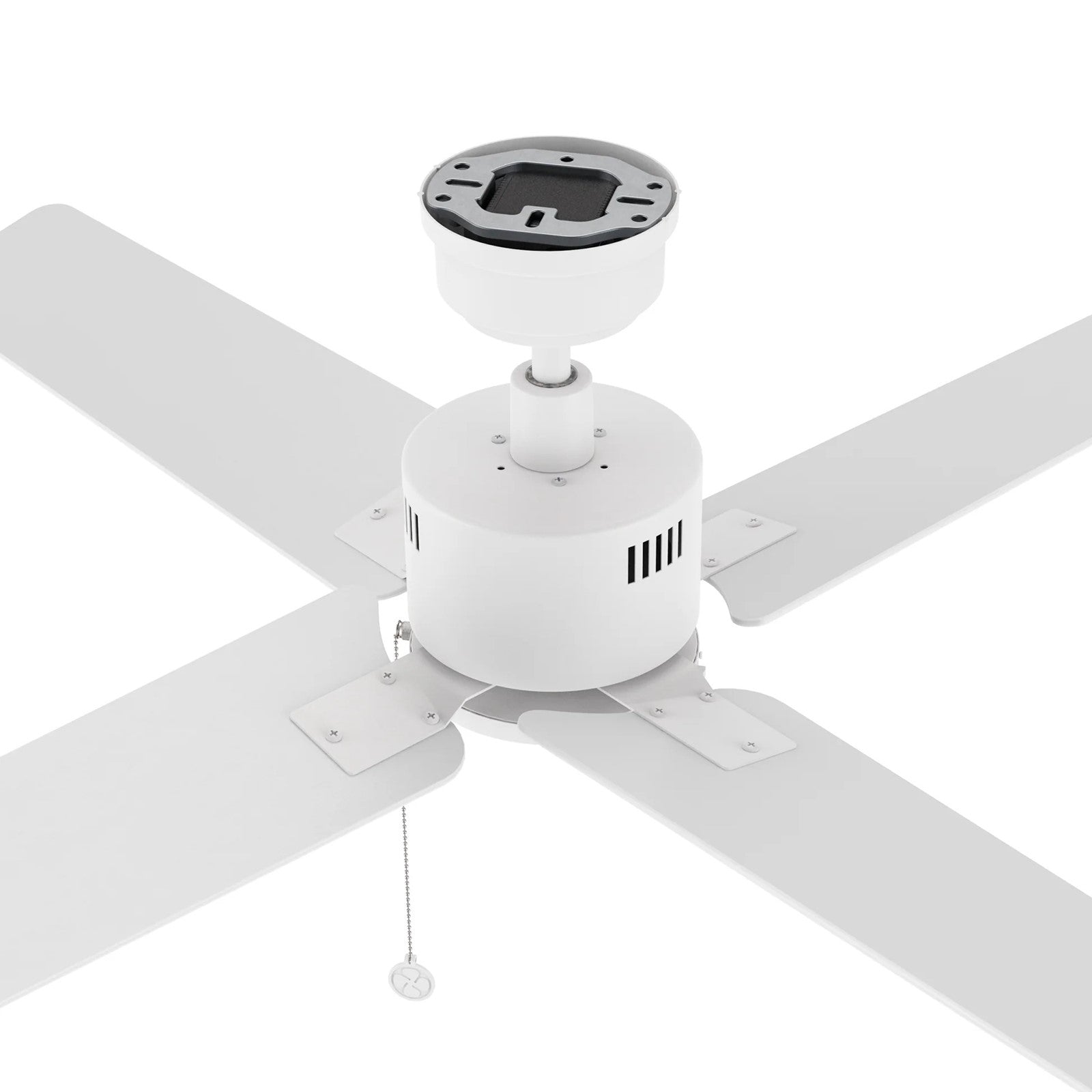 Carro Apex 52in 4-Blade Ceiling Fan | Modern White Finish and Plywood Blades | Living Room & Bedroom | 52 x 52 x 12.7 in | Model CFP524E5-N20-W1-1