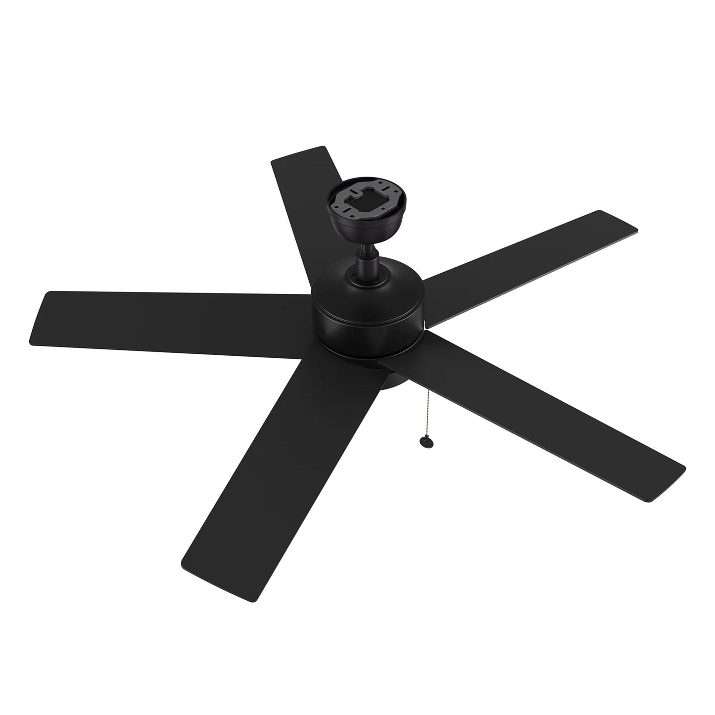 Carro Ascott 52in 5-Blade Ceiling Fan | Modern Black Finish and Plywood Blades | Living Room & Bedroom | 52 x 52 x 15.1 in | Model CFP525E5-L11-B2-1