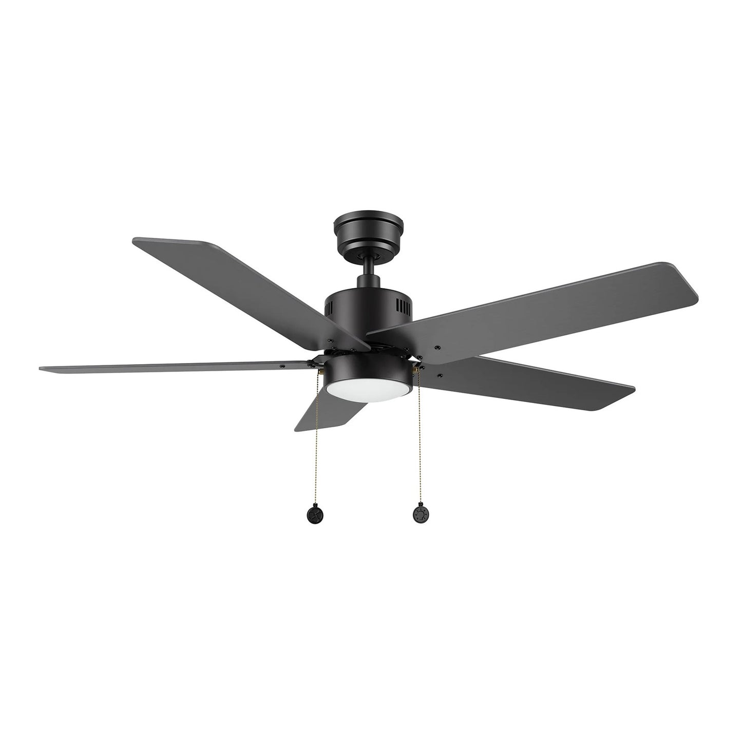 Carro Apex 52in 5-Blade Ceiling Fan | Black Plywood Blades and Integrated LED | Living Room & Bedroom | 52 x 52 x 14 in | Model CFP525E5-L21-B2-1