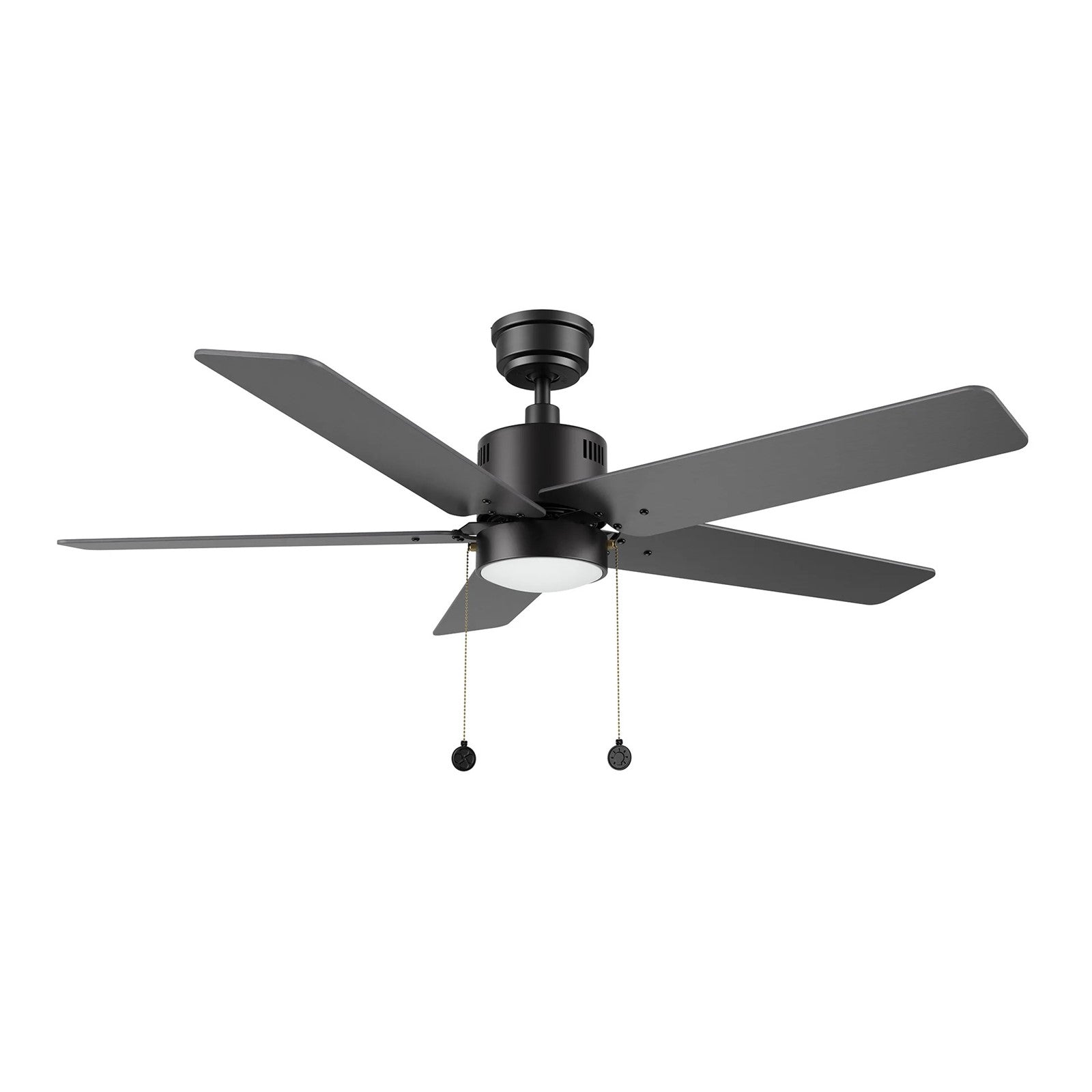 Carro Apex 52in 5-Blade Ceiling Fan | Black Plywood Blades and Integrated LED | Living Room & Bedroom | 52 x 52 x 14 in | Model CFP525E5-L21-B2-1