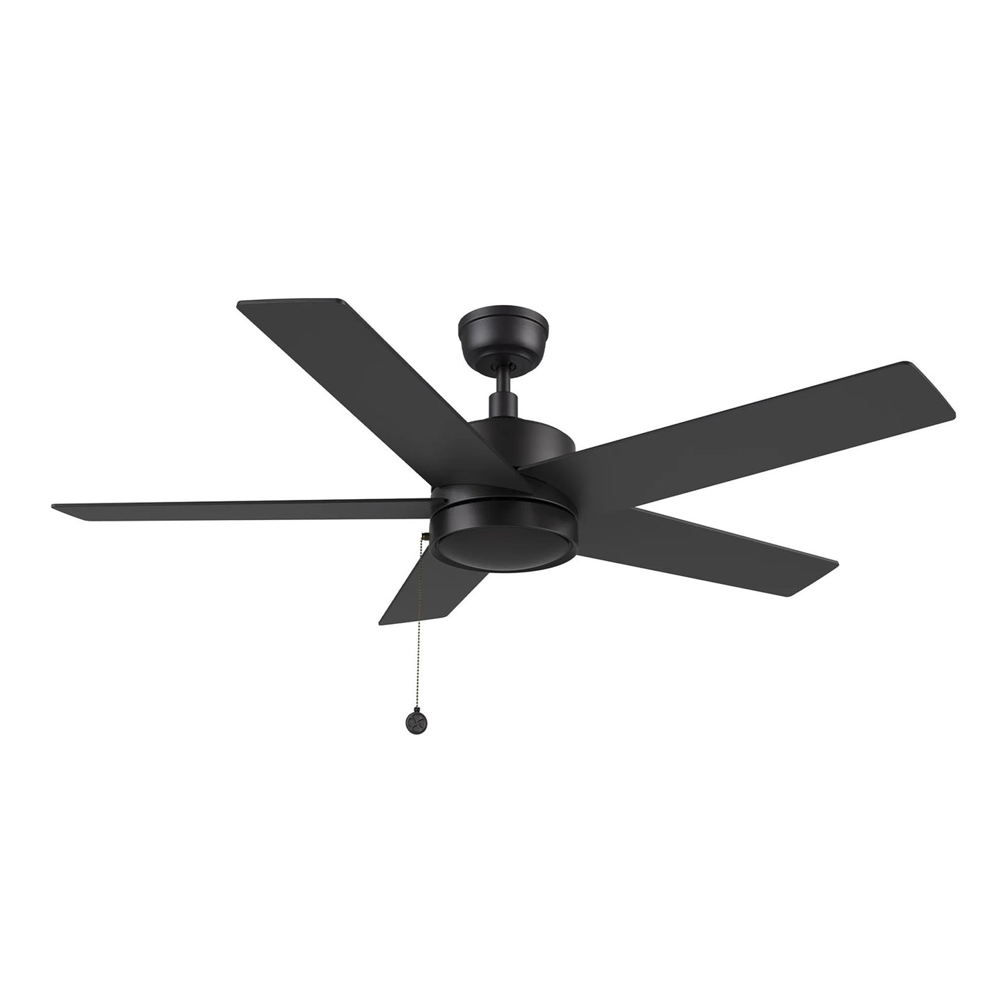Carro Ascott 52in 5-Blade Ceiling Fan | Modern Black Plywood Blades | Living Room & Bedroom | 52 x 52 x 15.1 in | Model CFP525E5-N10-B2-1