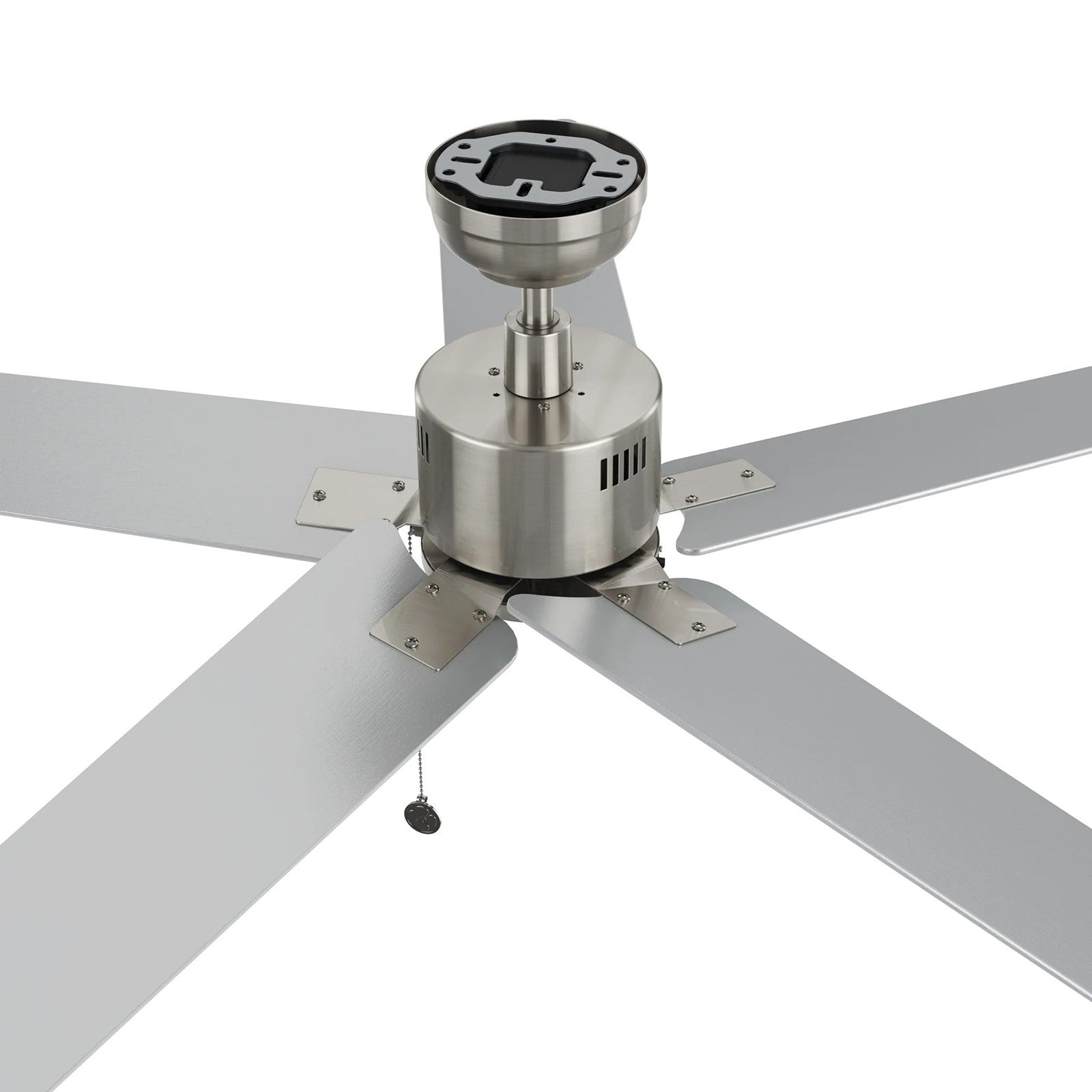 Carro Apex 52in 5-Blade Ceiling Fan | Brushed Nickel Plywood Blades | Living Room & Bedroom | 52 x 52 x 12.7 in, DC Motor | Model CFP525E5-N20-SJ-1