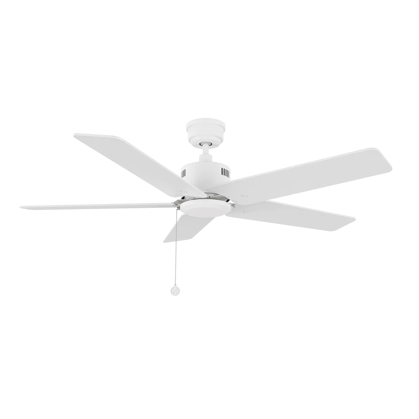 Carro Apex 52in 5-Blade Ceiling Fan | White Plywood Blades | Living Room & Bedroom | 52 x 52 x 12.7 in, DC Motor | Model CFP525E5-N20-W1-1