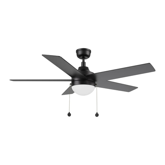 Carro Malta 52in 5-Blade Ceiling Fan | Black Plywood Blades with Integrated LED | Living Room & Bedroom | 52 x 52 x 16.8 in, DC | Model CFP525E6-L11-B2-1