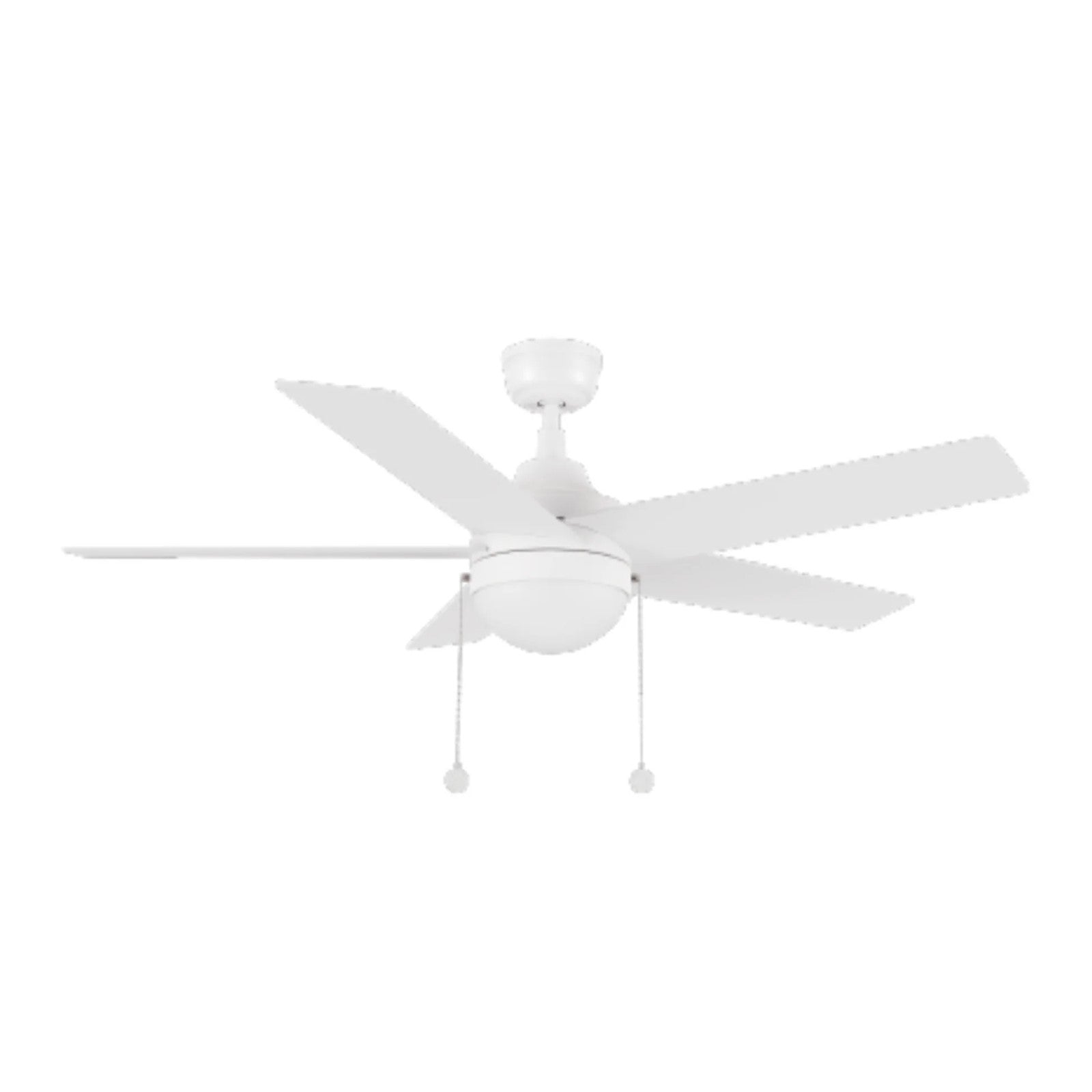 Carro Malta 52in 5-Blade Ceiling Fan | White Plywood Blades and Integrated LED | Living Room & Bedroom | 52 x 52 x 16.8 in | Model CFP525E6-L11-W1-1