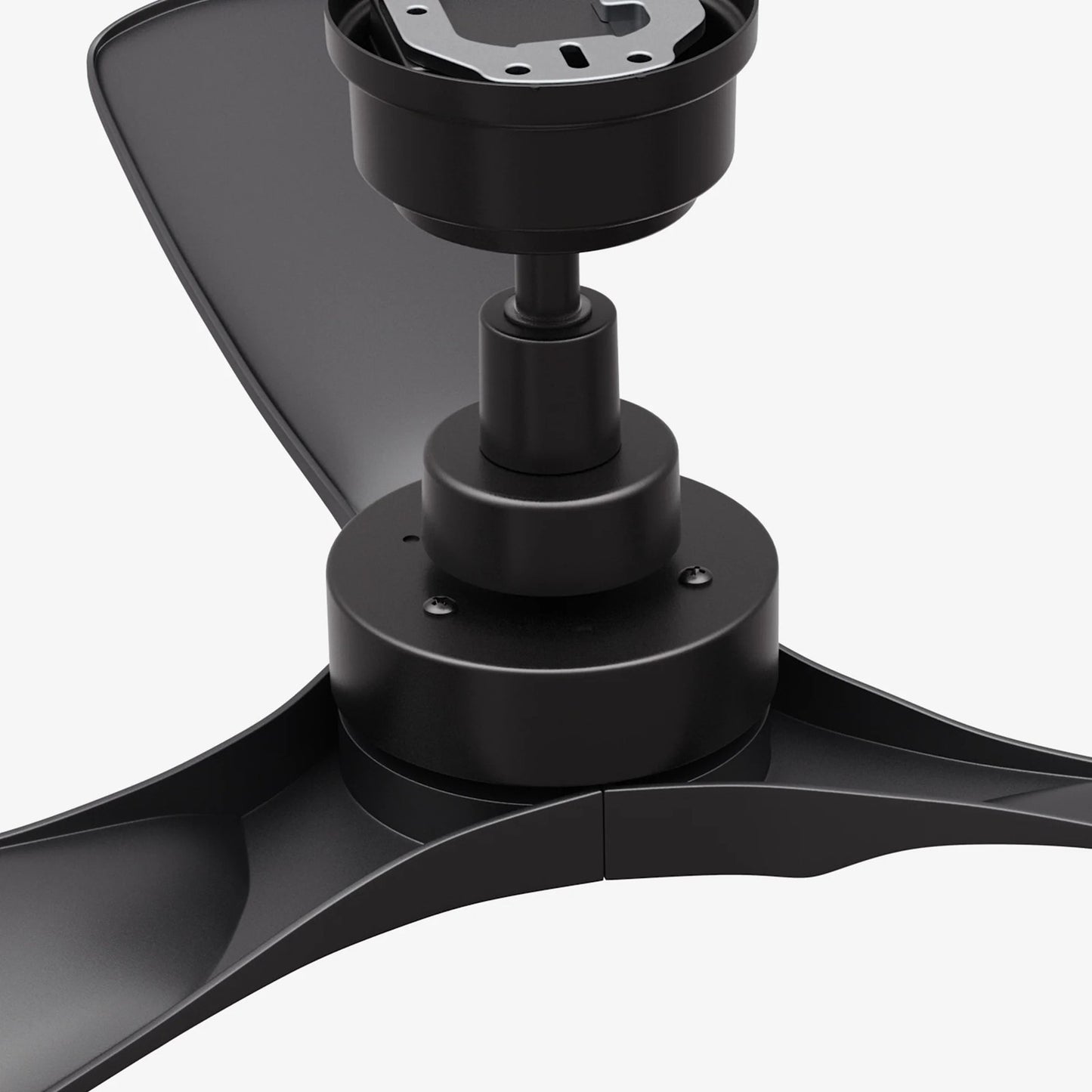 Carro Karsyn 52in 3-Blade Ceiling Fan | Black ABS Blades with Remote | Large Living Room & Bedroom | 52 x 52 x 11.7 in | Model CFR523A-N10-B2-1
