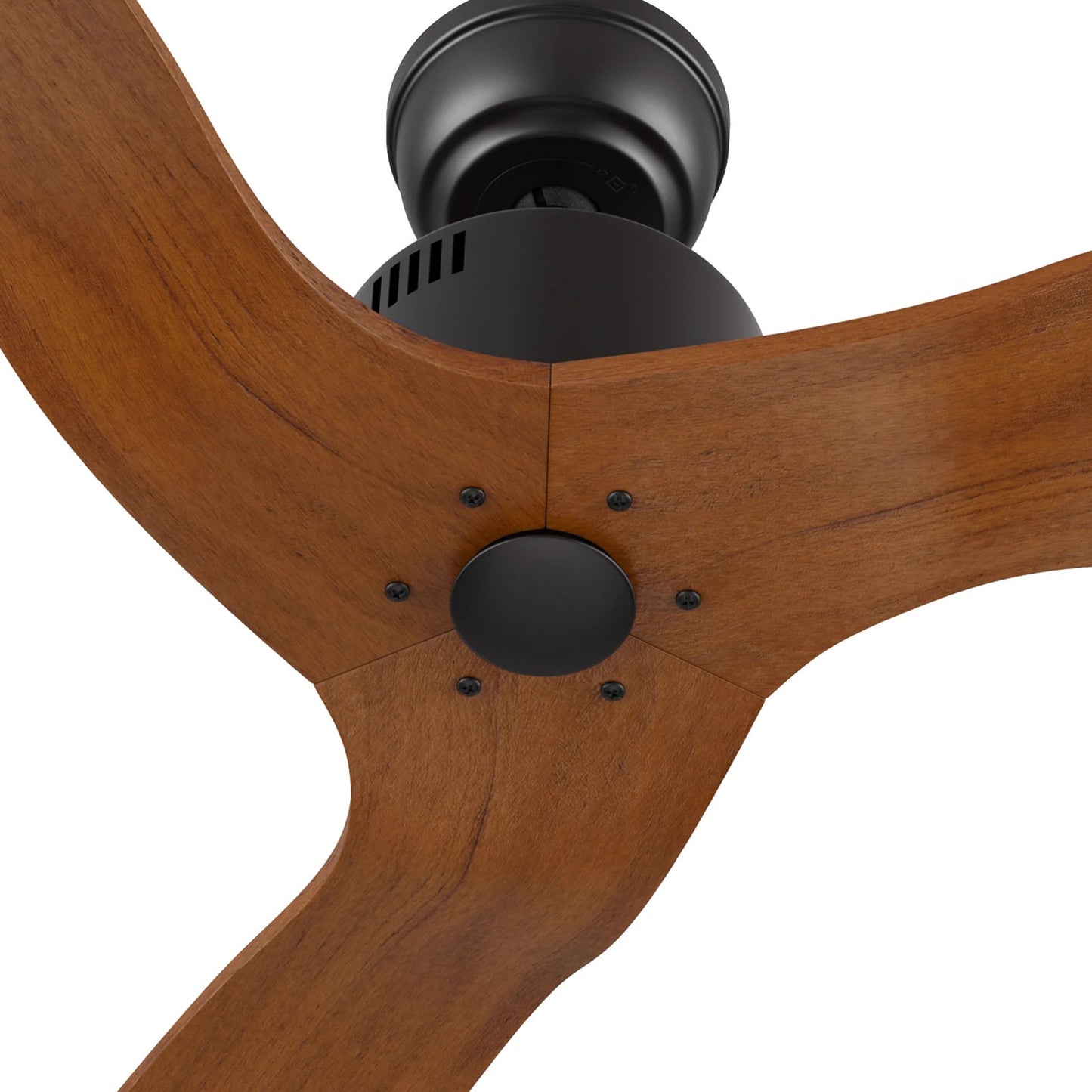 Carro Garnett 52in 3-Blade Ceiling Fan | Modern Black and Solid Wood | Indoor Living Room & Bedroom | 11.8 x 52 x 52 in | Model CFR523K5-N10-BM2-1