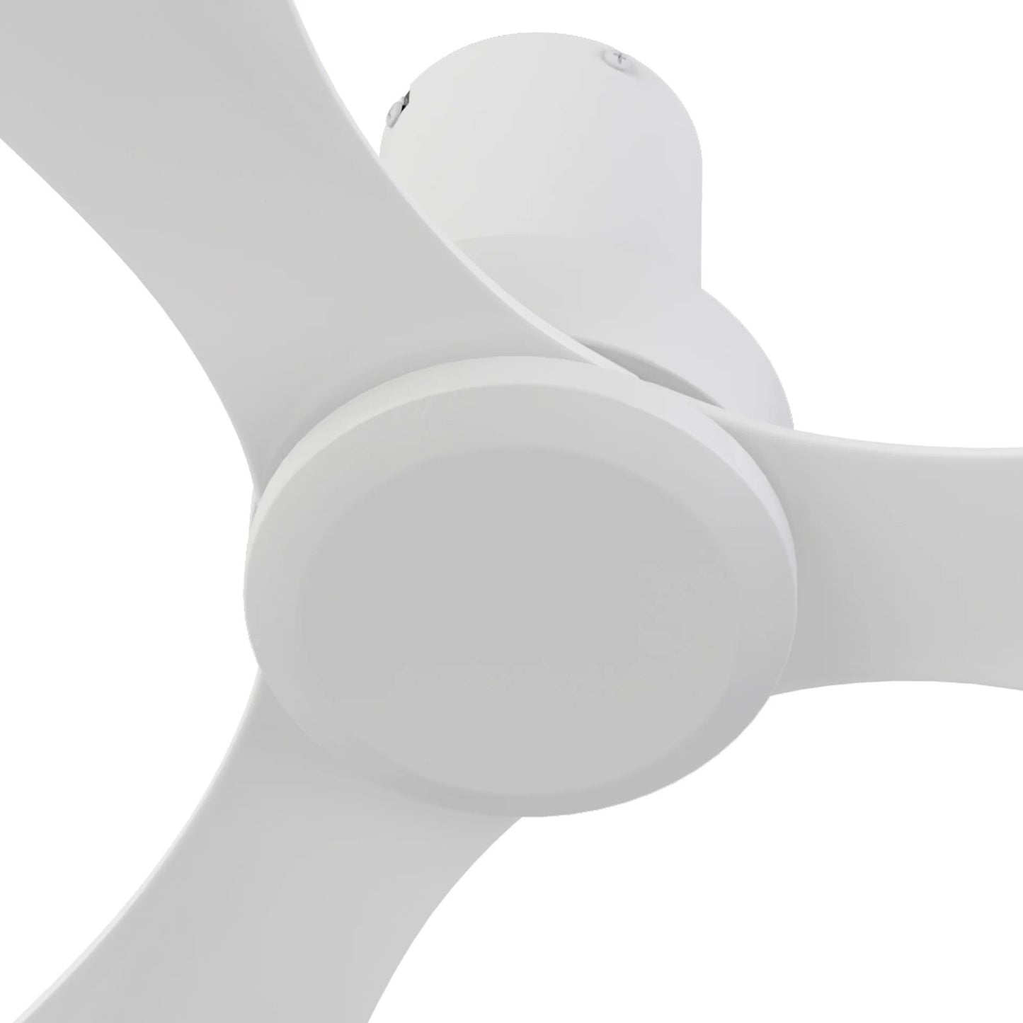 Carro Isola 52in 3-Blade Ceiling Fan | White Plywood Blades and White Finish | Living Room & Bedroom | 52 x 52 x 10 in | Model CFR523N4-N10-W1-1-FM