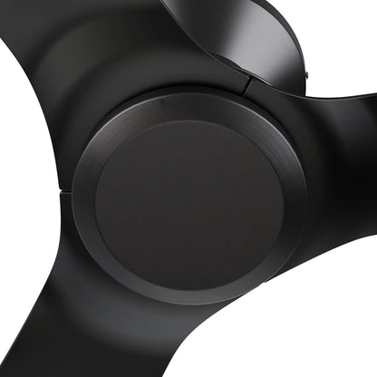 Carro Dalby 52in 3-Blade Ceiling Fan | Black Plywood Blades and Black Finish | Living Room & Bedroom | 52 x 52 x 9.5 in | Model CFR523P1-N20-B2-1-FM