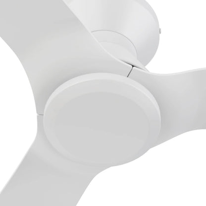 Carro Dalby 52in 3-Blade Ceiling Fan | White Plywood Blades and White Finish | Living Room & Bedroom | 52 x 52 x 9.5 in | Model CFR523P1-N20-W1-1-FM