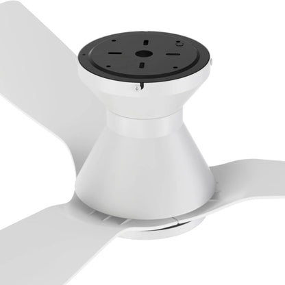 Carro Dalby 52in 3-Blade Ceiling Fan | White Plywood Blades and White Finish | Living Room & Bedroom | 52 x 52 x 9.5 in | Model CFR523P1-N20-W1-1-FM